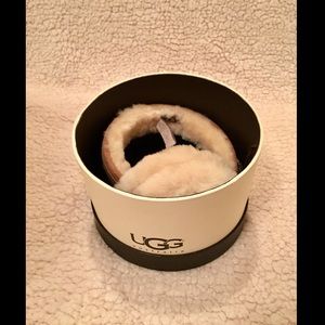 NWOT Genuine Shearling UGG Earmuffs
